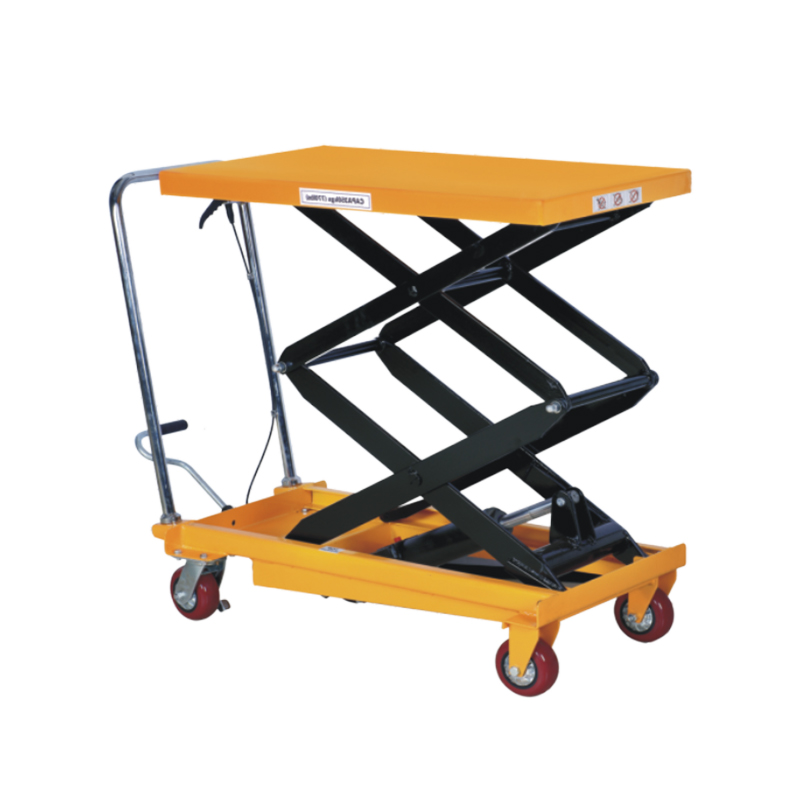 tavolo elevatore per carrello a mano
